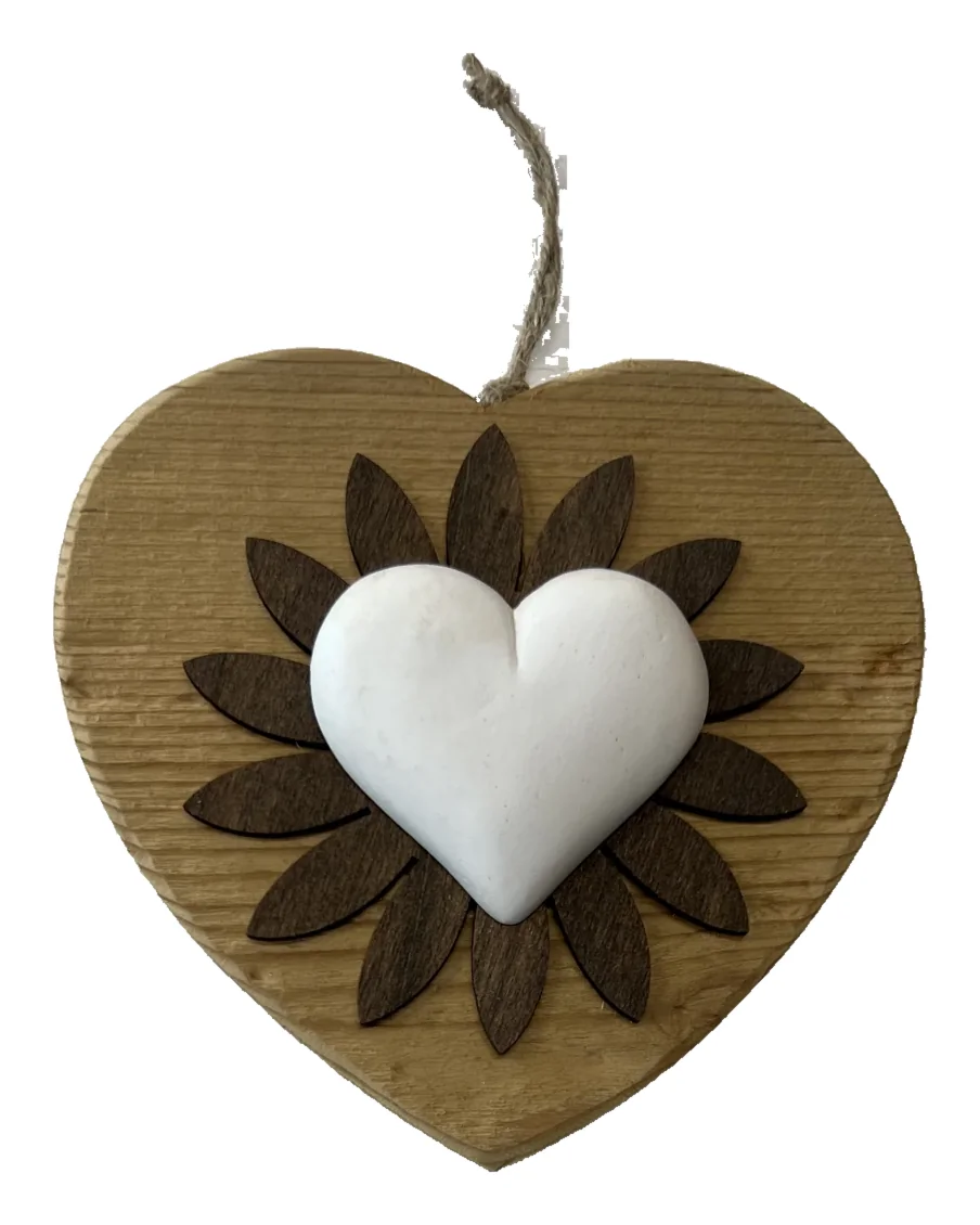 Cuore — decorazione artigianale Gusat