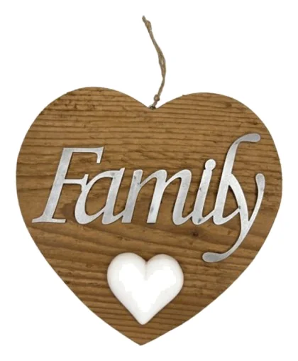 Family con decorazione — decorazione artigianale Gusat