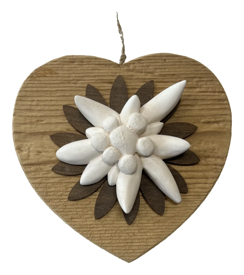 Stella alpina — decorazione artigianale Gusat