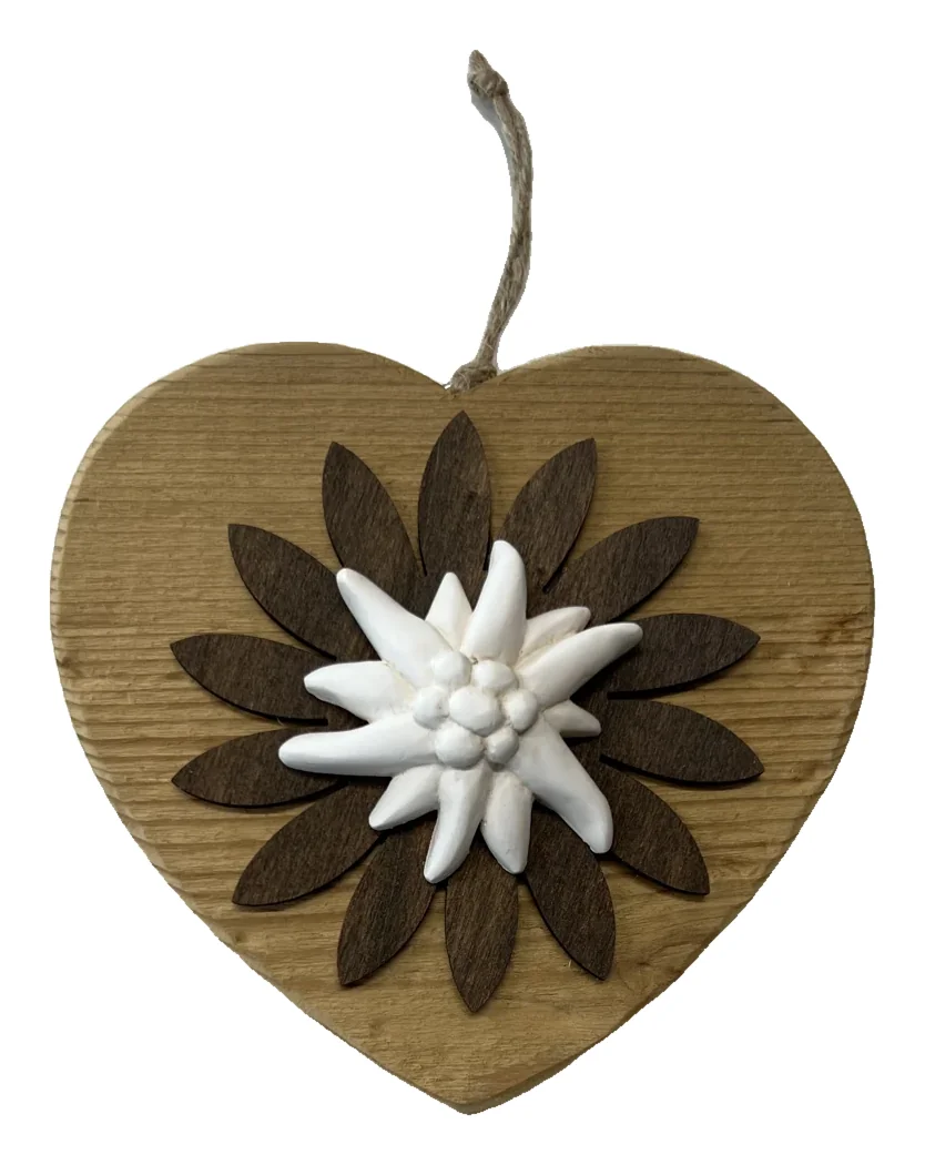 Stella alpina — decorazione artigianale Gusat
