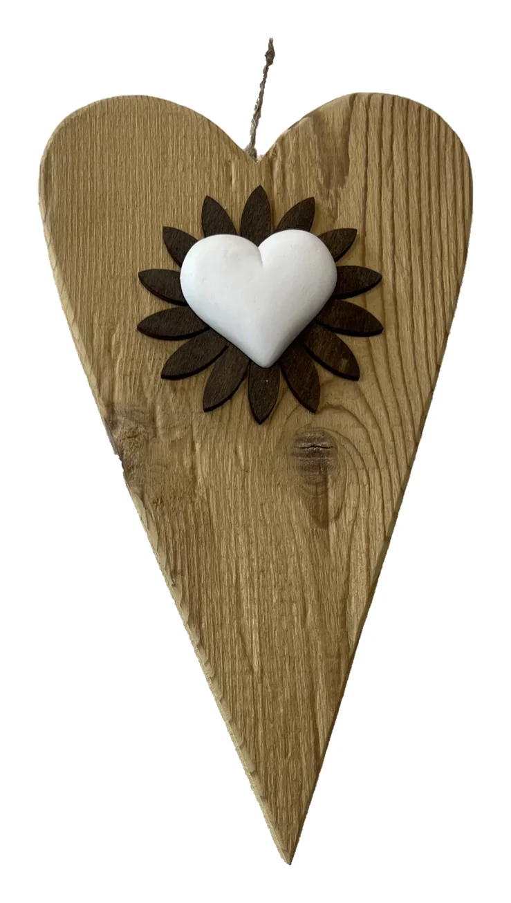 Cuore — decorazione artigianale Gusat