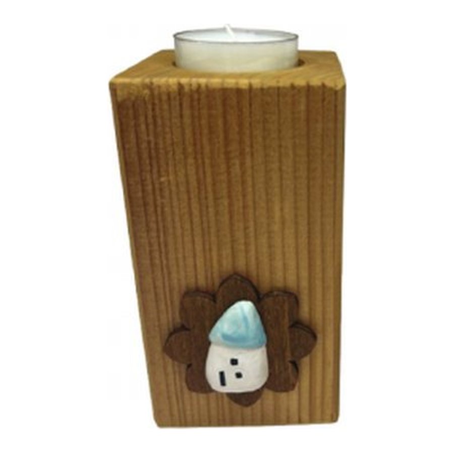 Casetta azzurra — decorazione artigianale Gusat