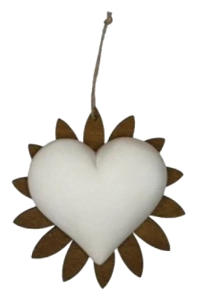 Cuore — decorazione artigianale Gusat